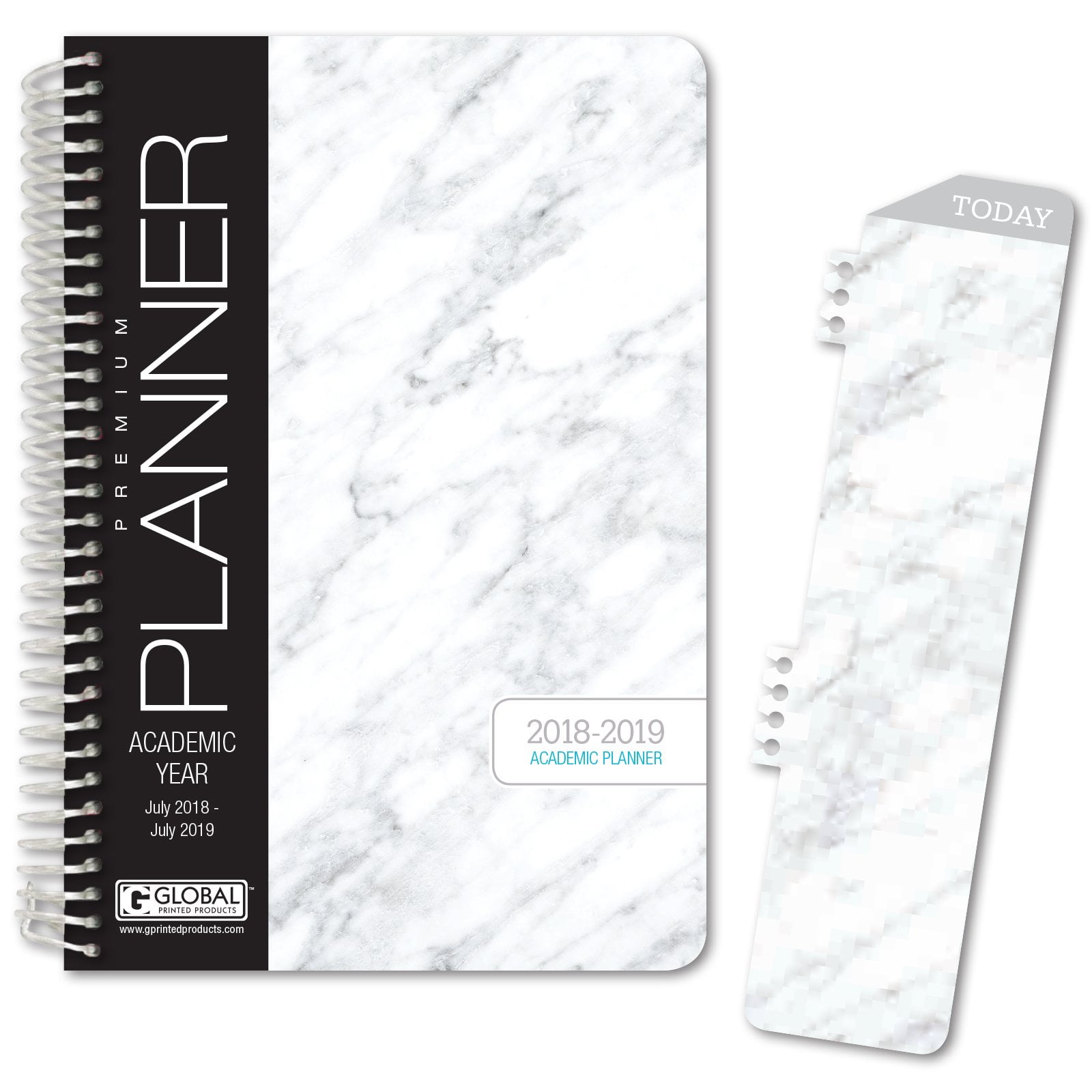 HARDCOVER Educational 12 months Planner 2018-2019 - 5.5\ image about Hardcover Daily Planner named HARDCOVER Educational Calendar year Planner 2018-2019 - 5.5\